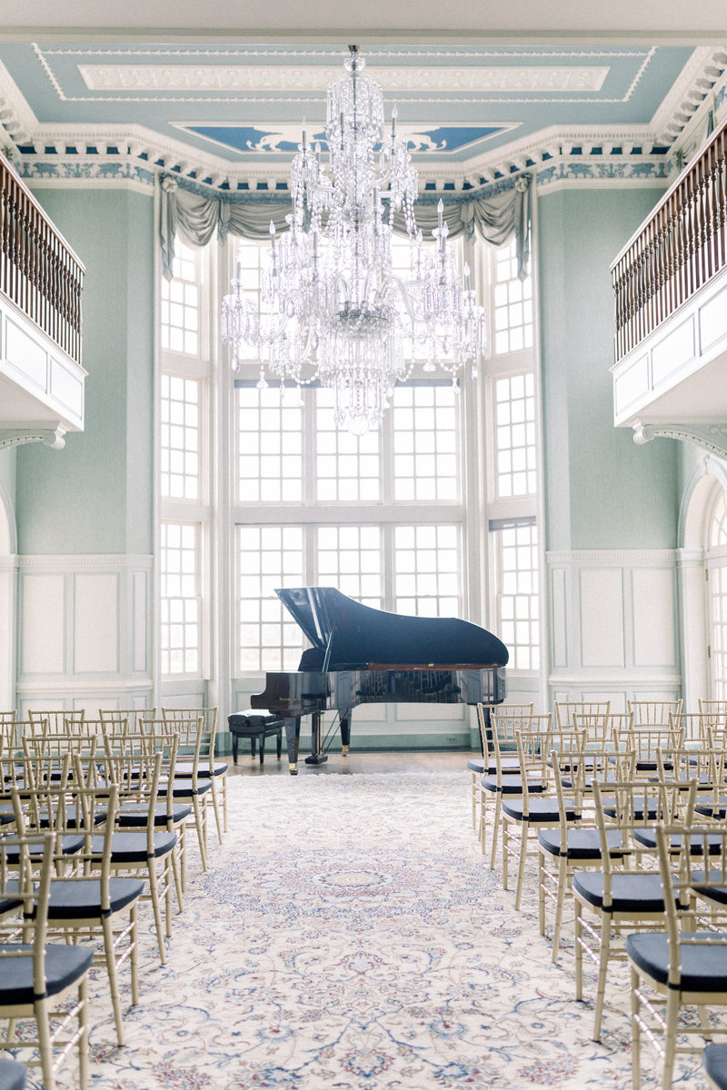 richmond wedding venue with ballroom and grand piano