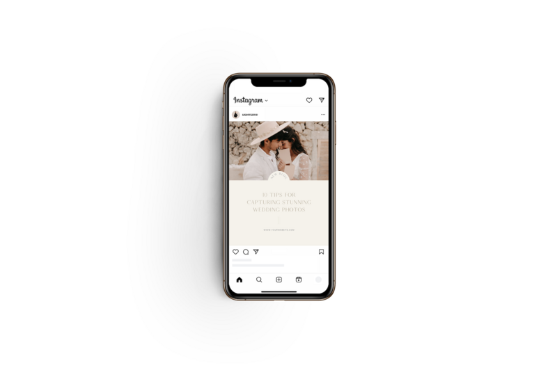 Elegant Instagram templates Olive Oak 1