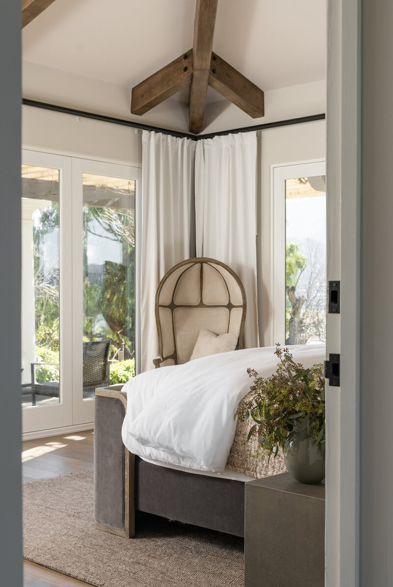 chair in bedroom