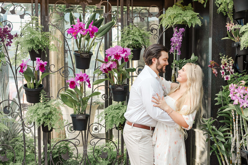 Longwood Gardens - Sonny and Brooke Engagement Session-10