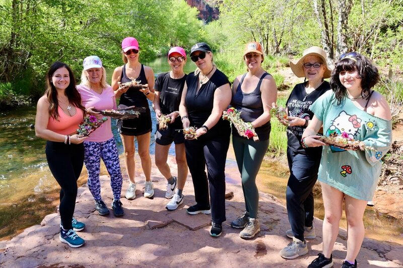 dana haines hosting soul retreat awaken the magic sedona arizona womens wellness and spiritual retreat (fire ceremonies, hiking vortexes, soundbaths, ancient ceremonies)