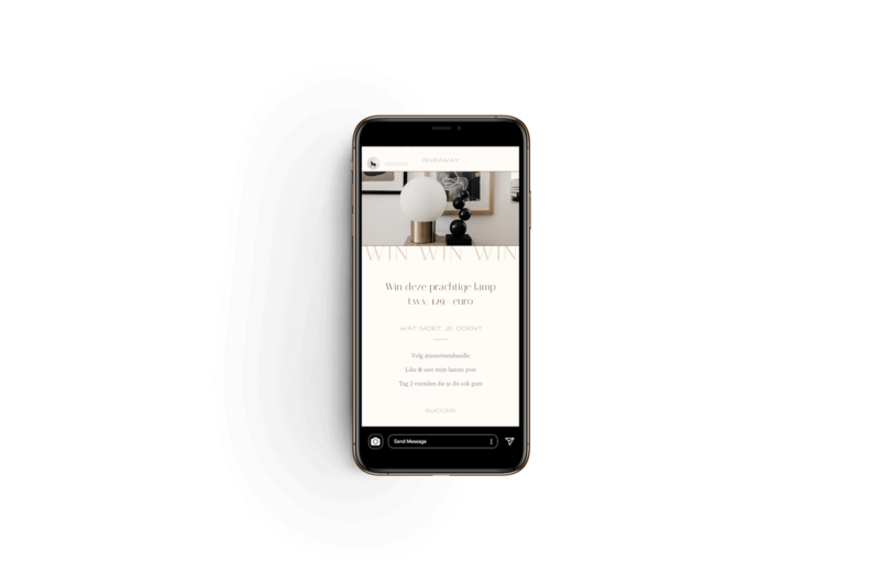 Instagram story template interieur ontwerper Wahiba Wonders 4