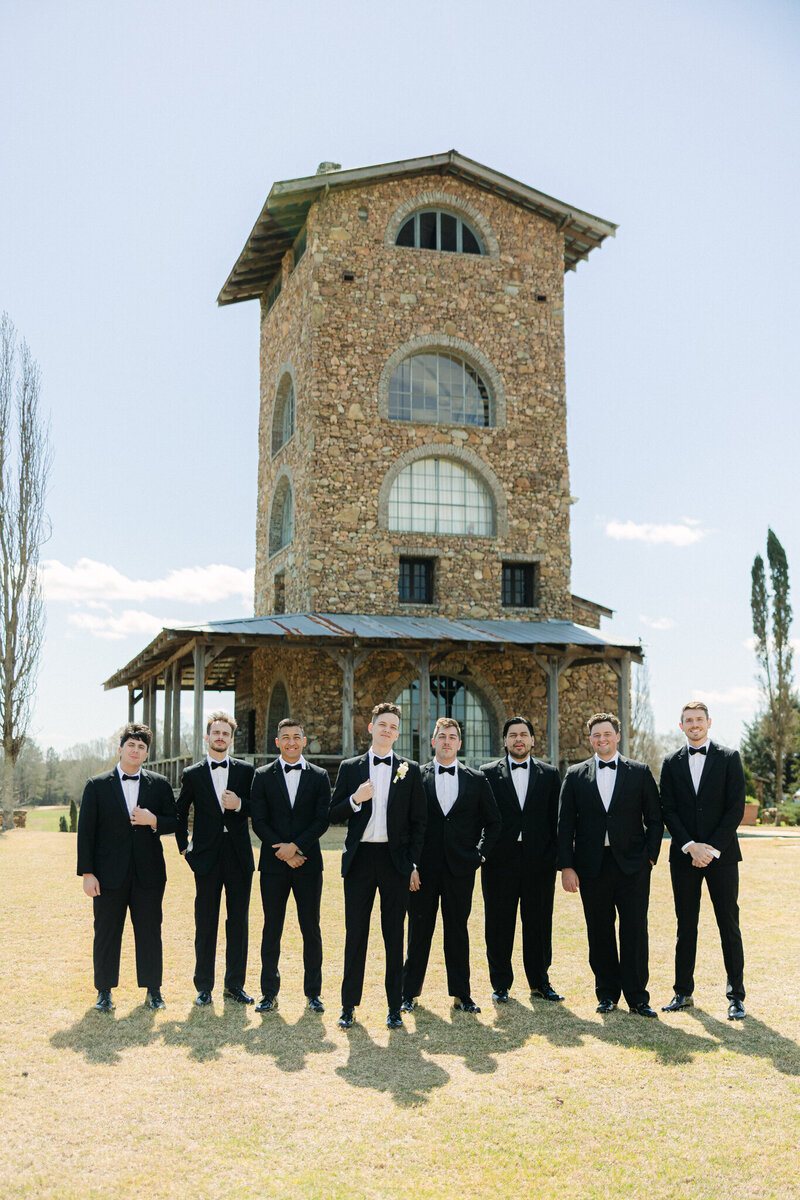 Bridal Party Tower House wedding Atlanta Wedding Photographer Renee Jael-5
