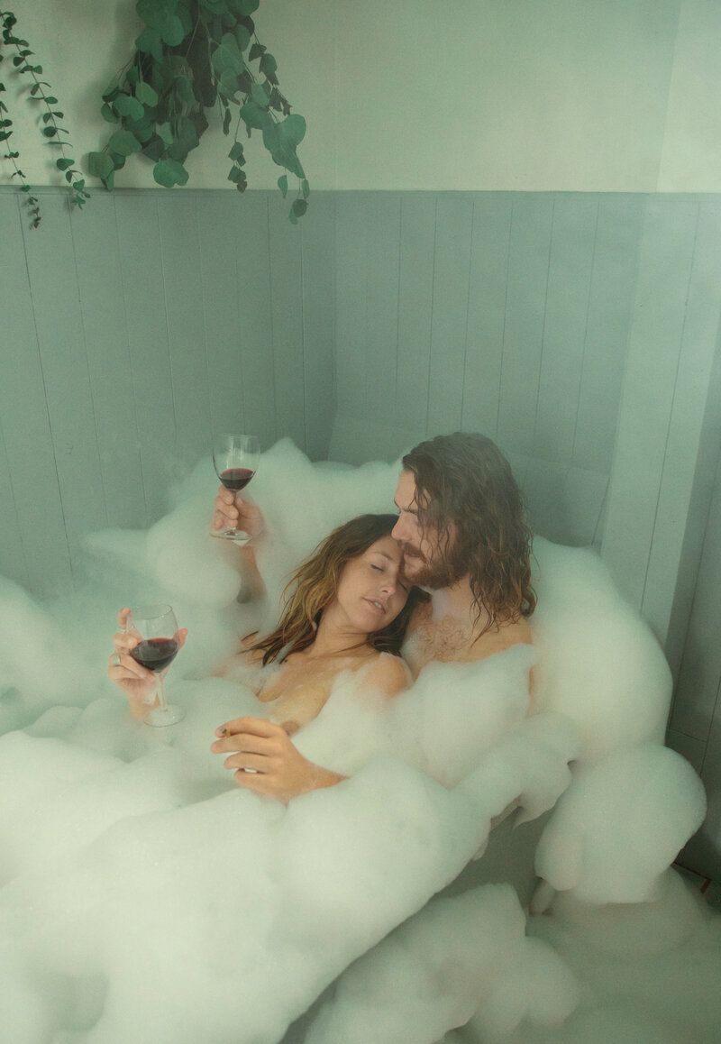 35mm-Film-Vancouver-BC-Canadian-Couples-Boudoir-Steamy-Bathtub-Documetary-Engagement-Session-94