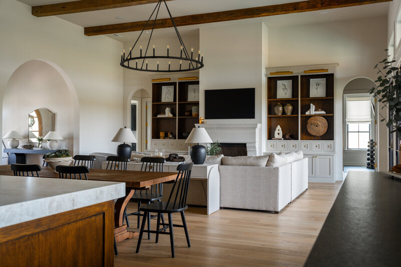 High-end custom staircase in North Texas