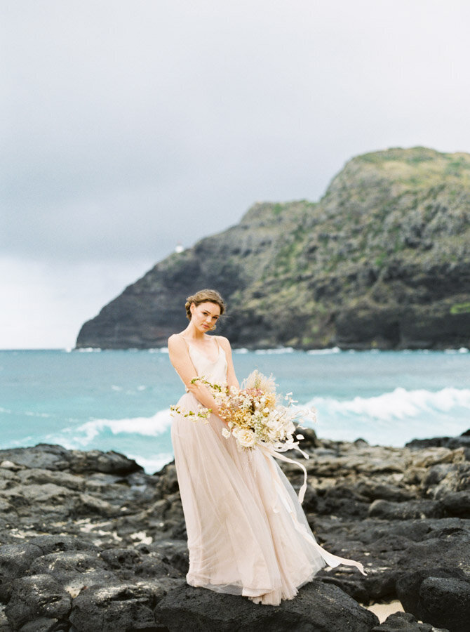 00031- Fine Art Film Hawaii Destination Elopement Wedding Photographer Sheri McMahon