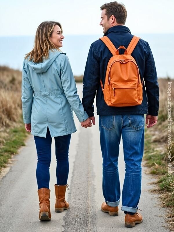 Young couple walking together symbolising future planning and financial security with KiwiSaver in New Zealand.