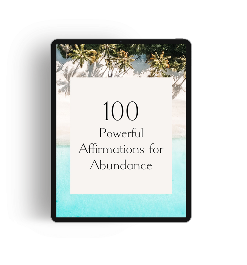 Zelda Green freebie called 100 Powerful Affirmations for Abundance