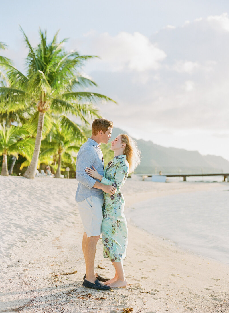 Portrait woman honeymoon smiling elegant beautiful