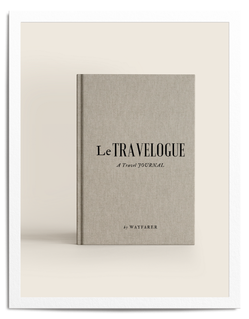 Linen Embossed Travel Journal