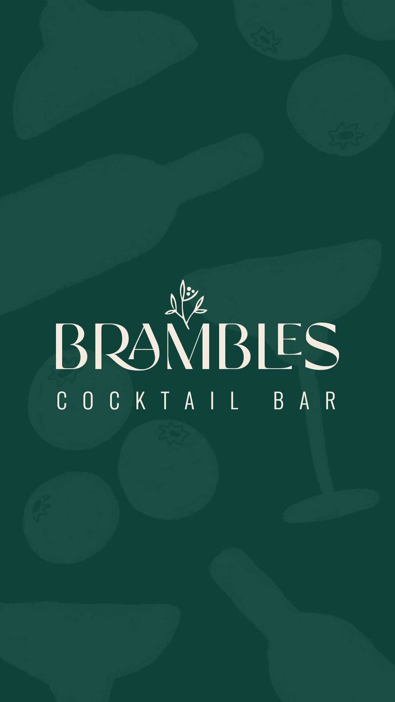 cafe bar branding package