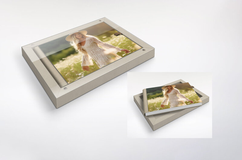 senior portrait custom album sample