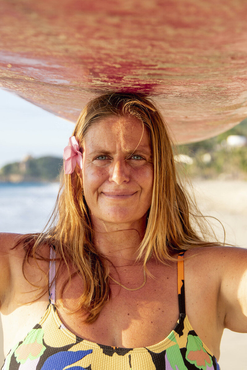 Natacha is a transformational oceanic coach teaching confidence in the ocean to people in Sayulita and the surrounding areas.