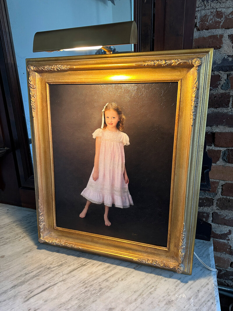 2024 LUXE Painted Portraits Young Girl Painting_5864 Web