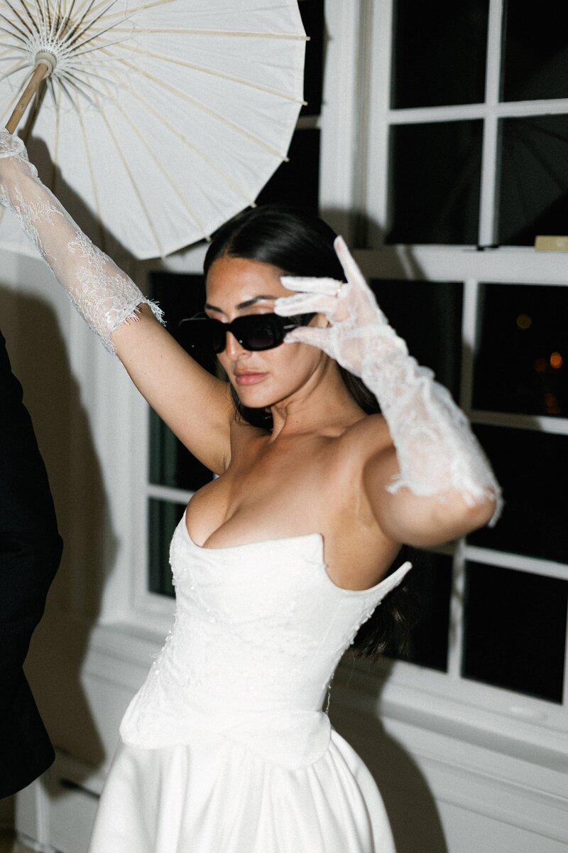 Unbothered bride moment captured in true editorial style