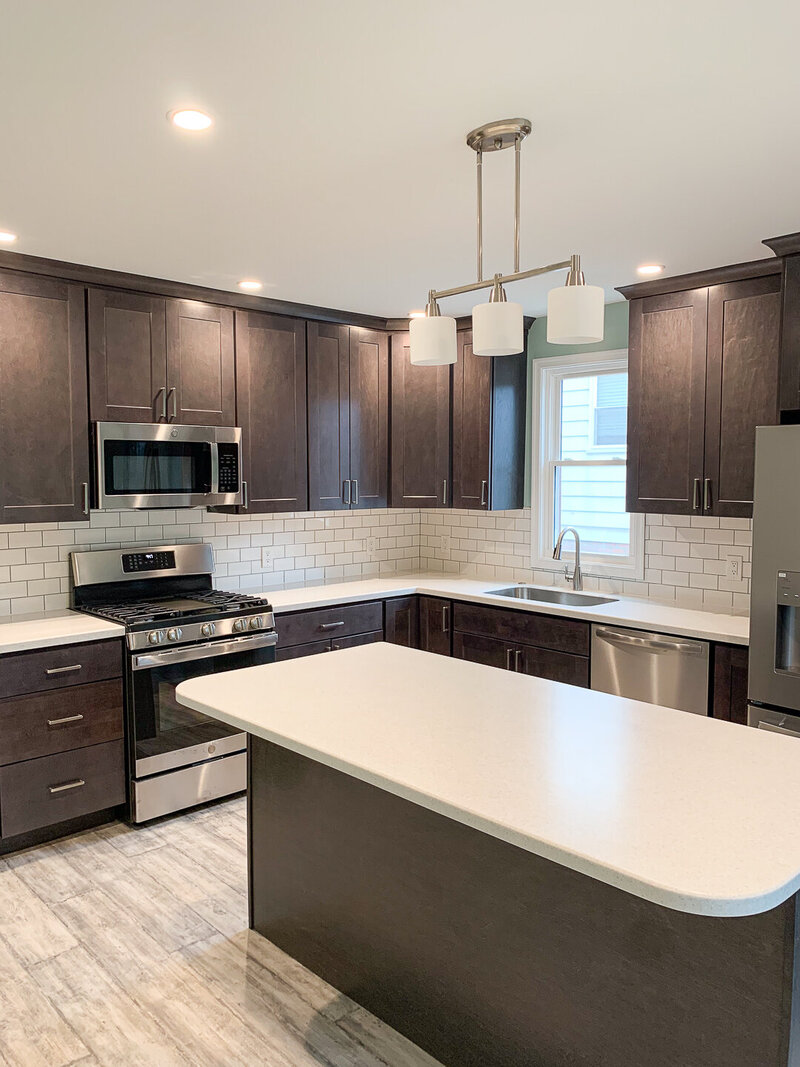 Contemporary Transitional Kitchen Remodel by NJS Renovations & Construction project photo