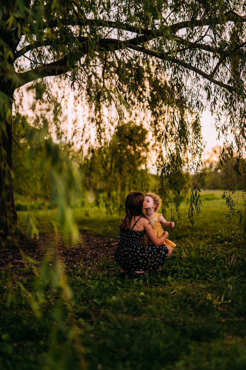 photo of sisters in Forest Park