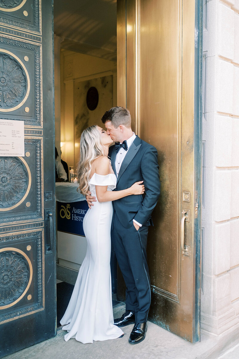 Classic and romantic spring wedding at a museum designed after a 17th century Swedish Manor House with Ariel Fera Events wedding planner and designer | American Swedish Historical Museum Wedding | Philadelphia PA | Denise Marie Photography | Editorial Wedding Photographer based in Philadelphia PA