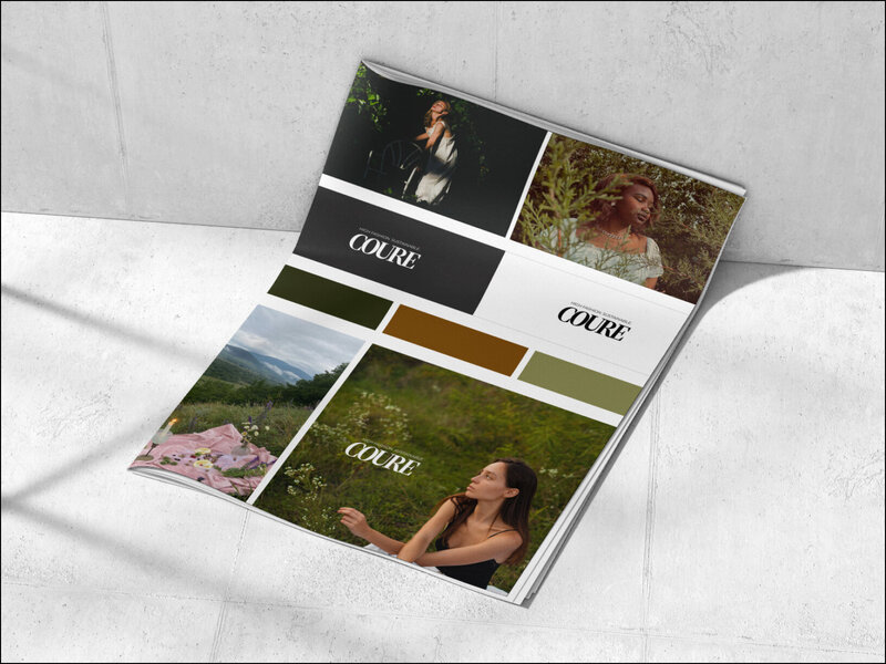 sustainable fashion brand website branding