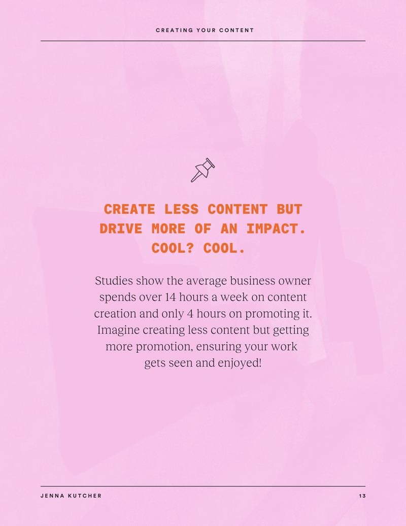 Creating Your Content