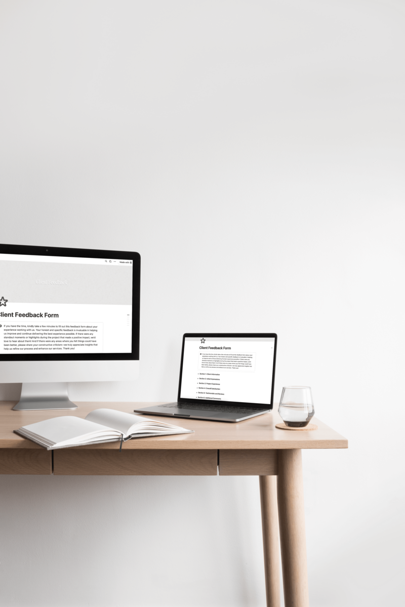 Client Feedback Form_Mockup