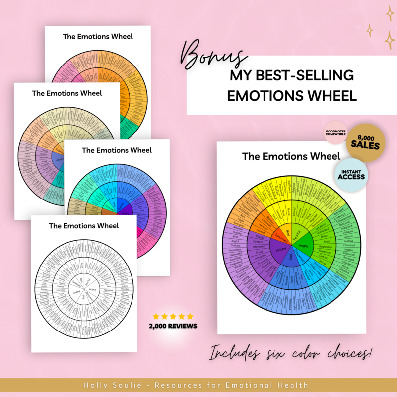 Who Am I Journal Digital Self Discovery Printable Emotional Health Shop8