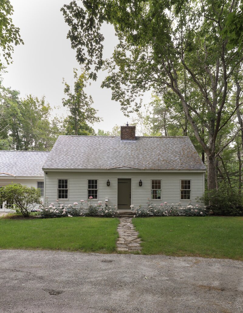 A Cape Cod historic home renovation by Nadine Stay. Maine home makeover.