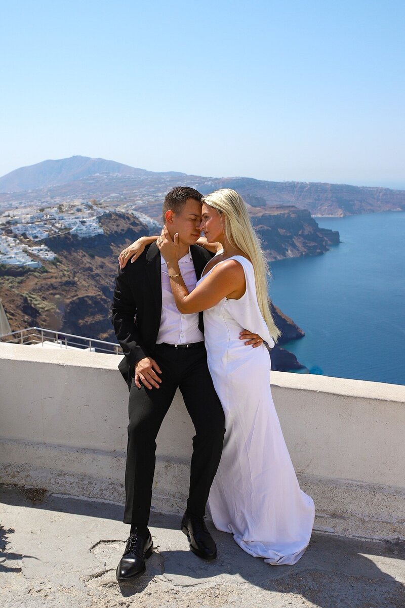 bride and groom photos on beach
