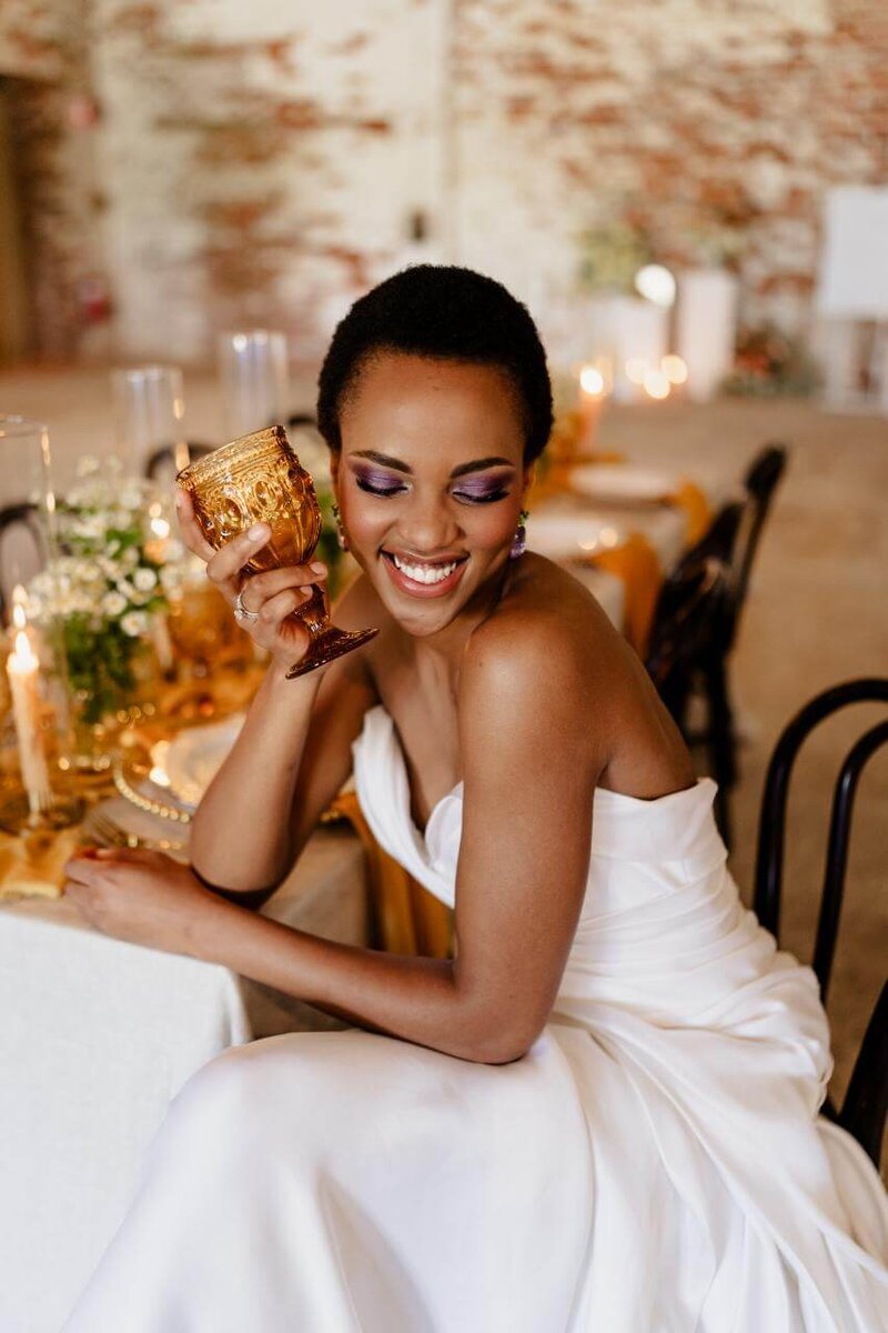 Woman  smiling