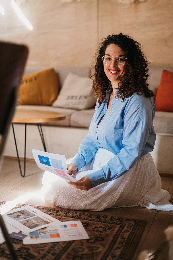 Alexiane, experte en identité visuelle et site internet en pleine création