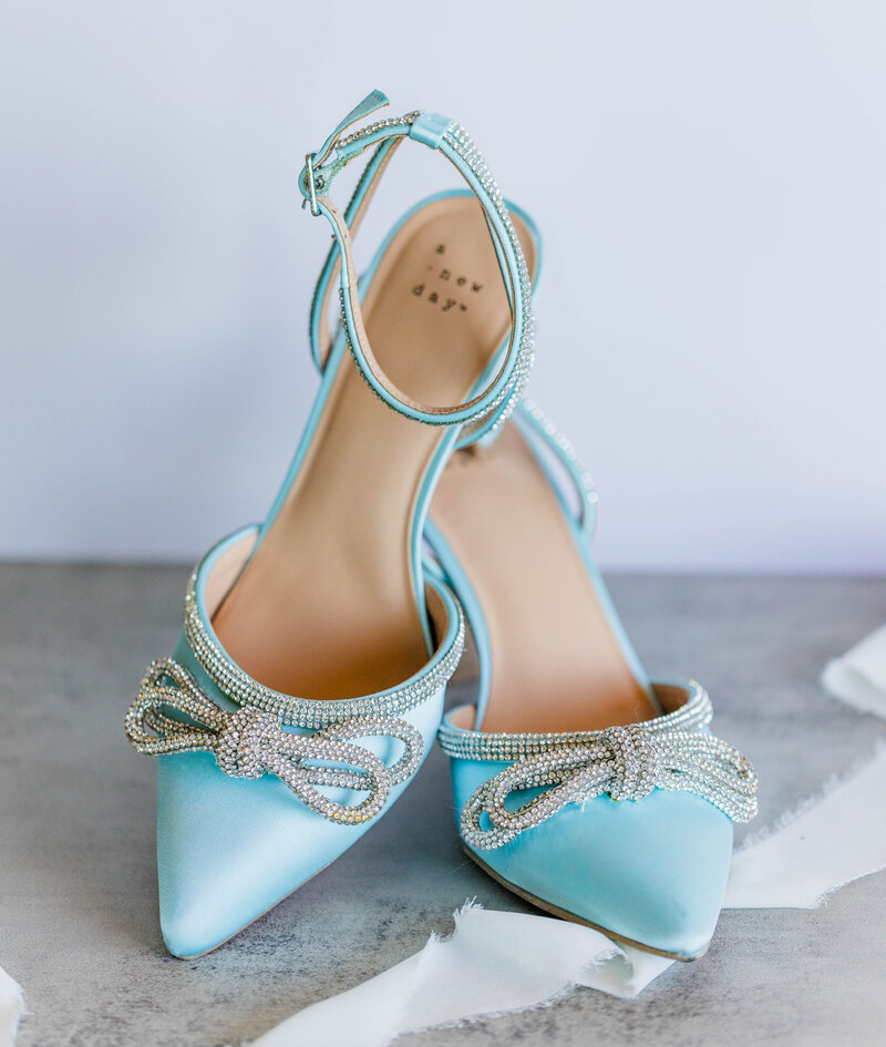 Target Baby Blue Rhinestone A New Day Heels Wedding Shoes Lesner Inn Virginia Beach, VA