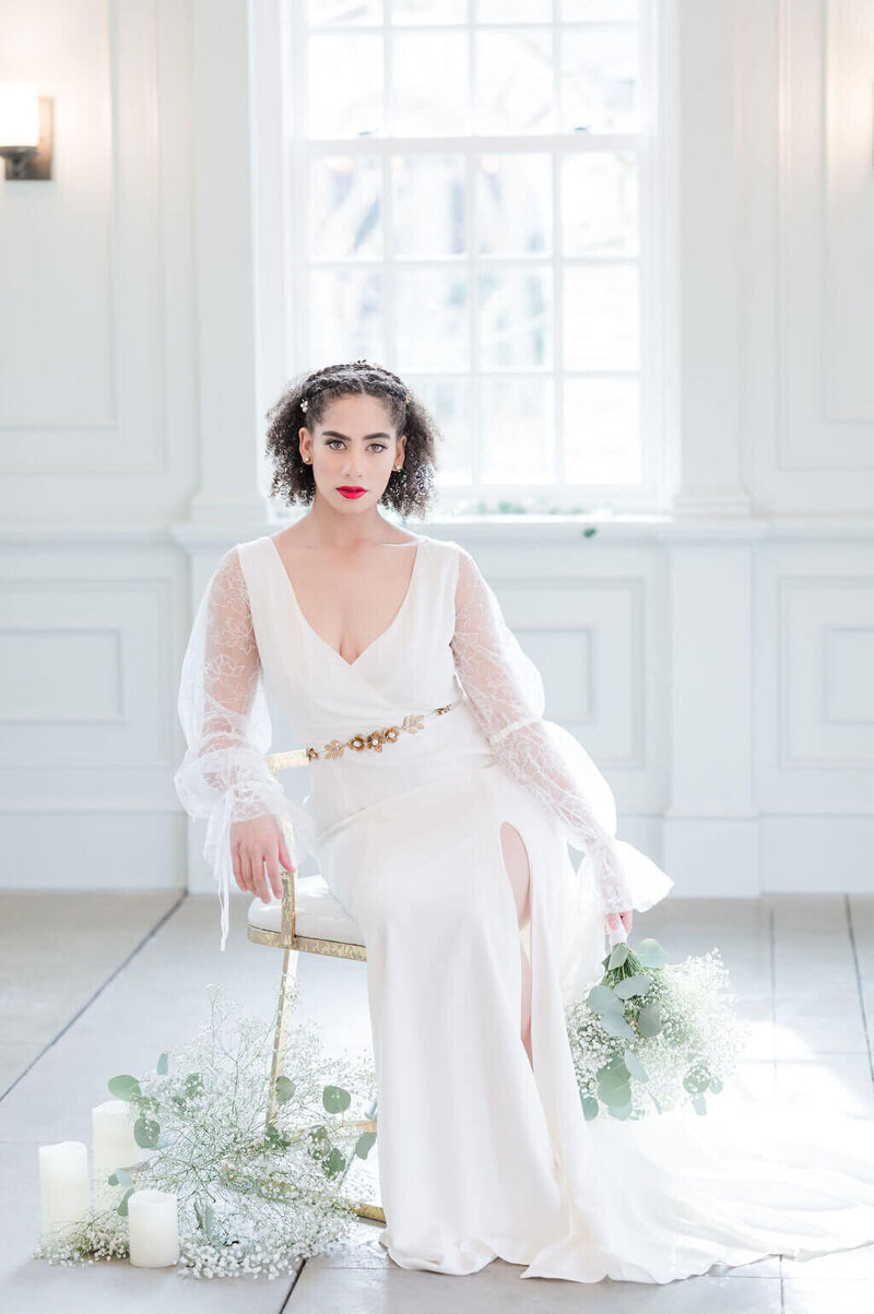 luxury wedding dress designer  - bride in Charleston South Carolina