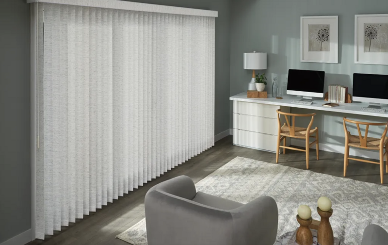 Custom vertical blinds office