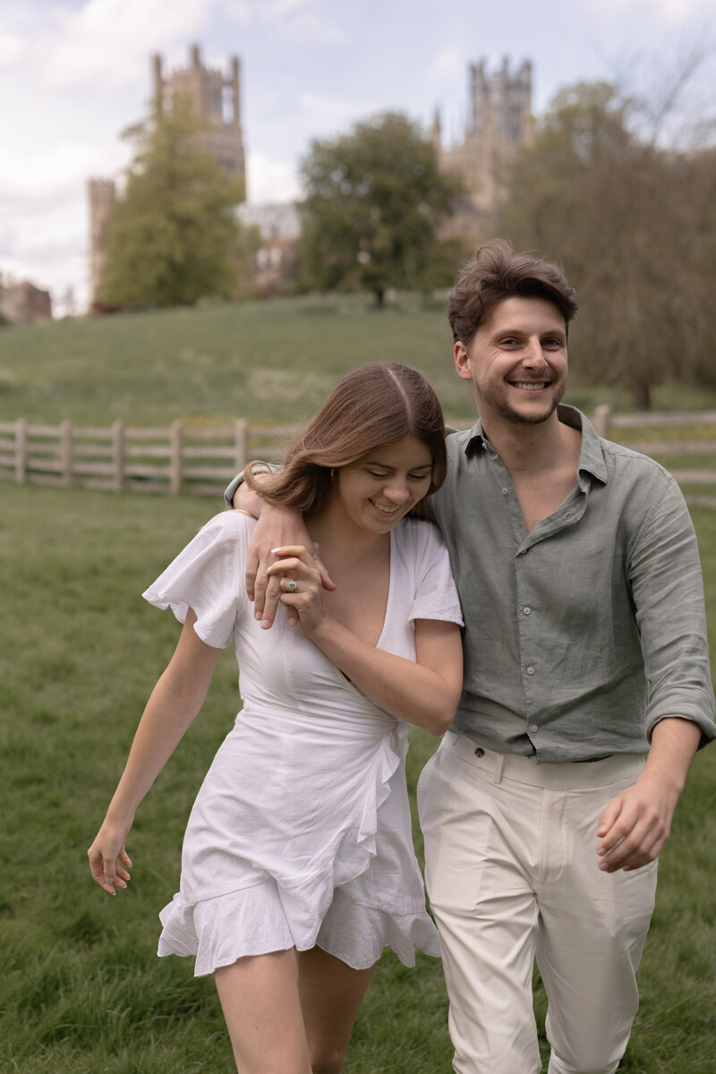 Engagement portraits in Ely, Cambridgeshire