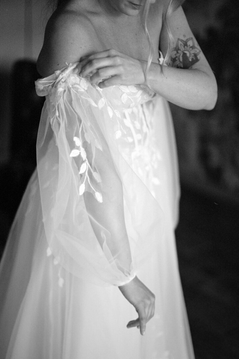 beautiful wedding on film with a vintage feel