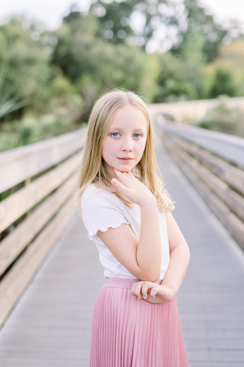 Portrait of beautiful girl Tampa Family Photographer