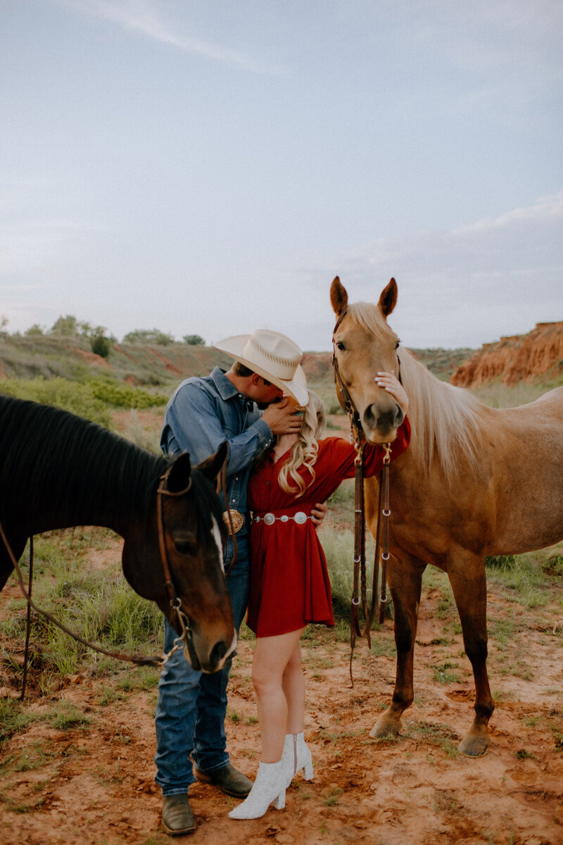 ranch engagement session
