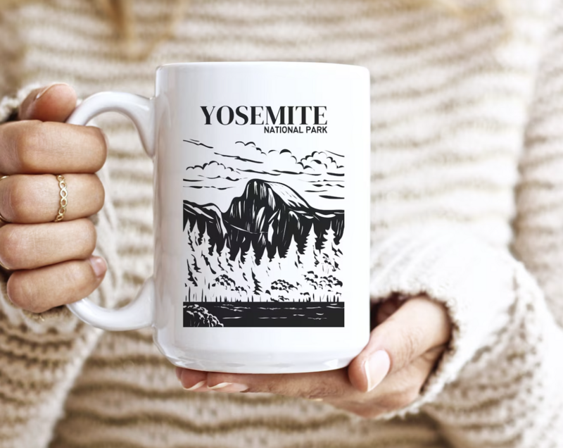 Yosemite National Park Mug - Mockup 1