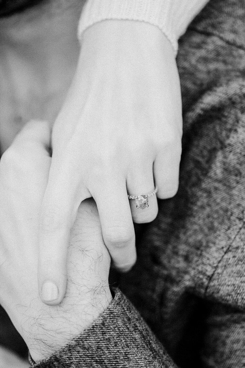 couple holding hands