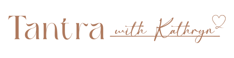 Test logo with words "Tantra with Kathryn" and a heart icon