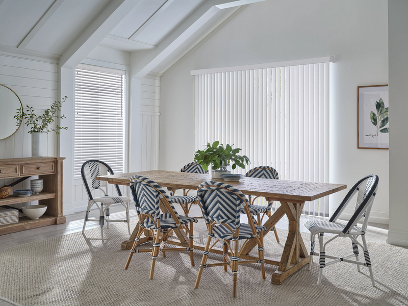 Living space window blinds