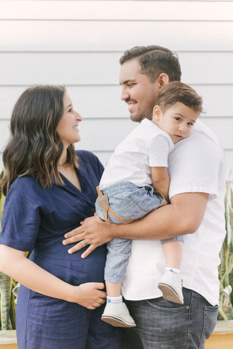 Malibu El Matador Beach maternity family photos