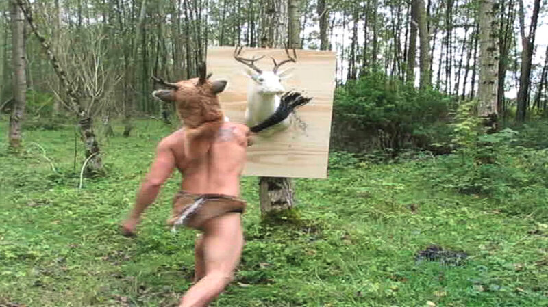 Brent Ray Fraser Mr Deer Forest Painting 2010 _02