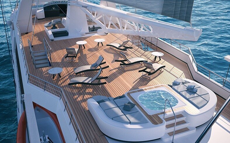 Ponant Sailing Ship 2