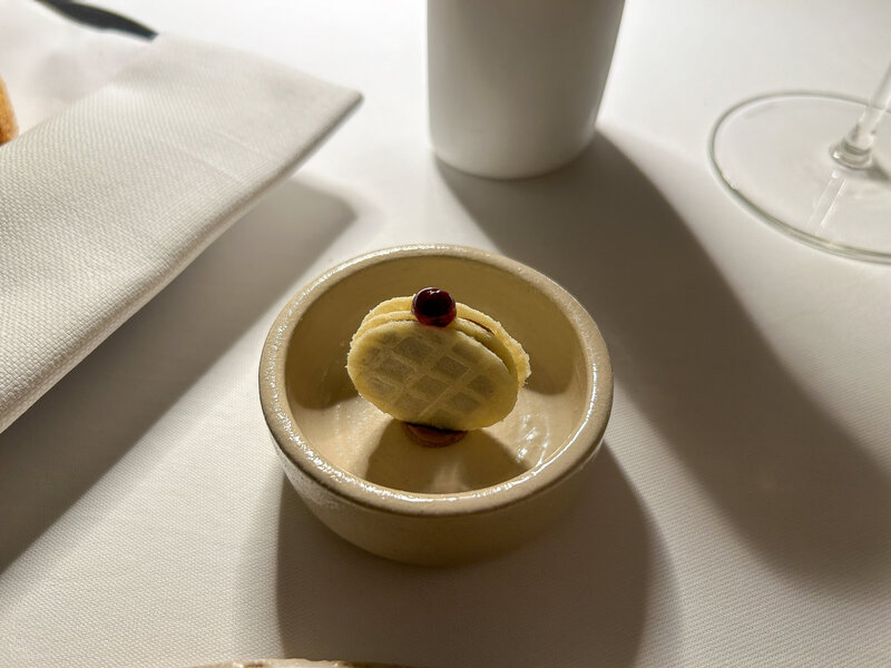 Dessert at Ristorante Lino in Pavia, Italy