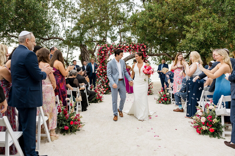 Bakers Cay in Key Largo wedding ceremony, a top wedding photographer in Miami and the Florida Keys