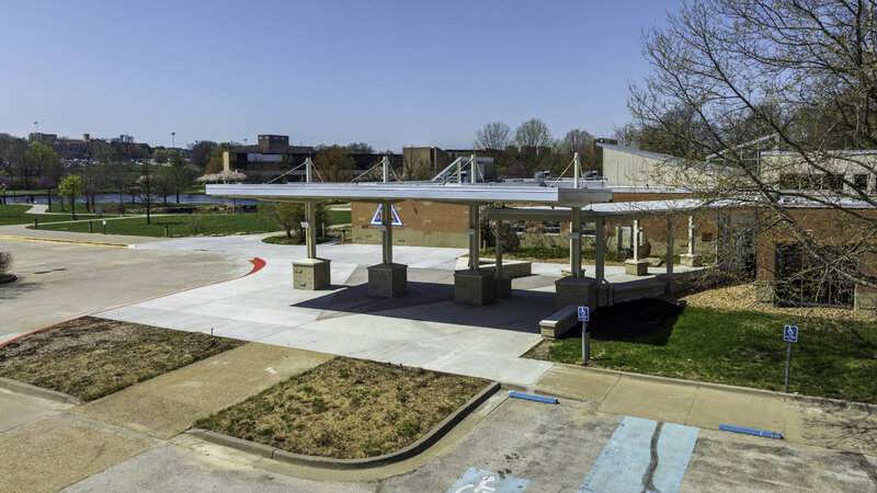 Conservation Discovery Center Entrance Canopy | MegaKC — Kansas City, MO
