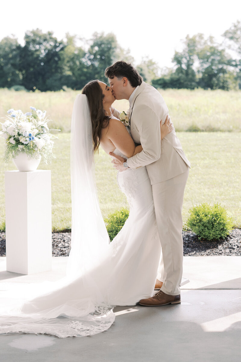 Bridal Party at Pennsylvania outdoor wedding venue ceremony