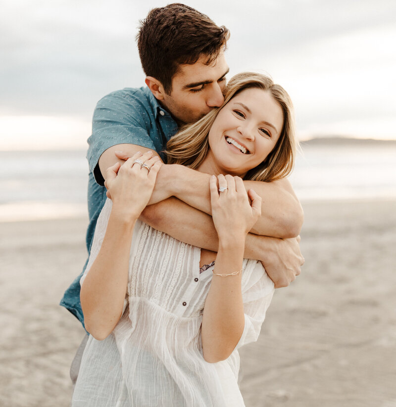 engagement session in Malibu