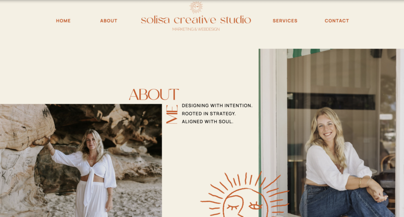 Screenshot of Website